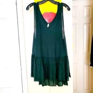 Free People | Intimately Green Mini Dress